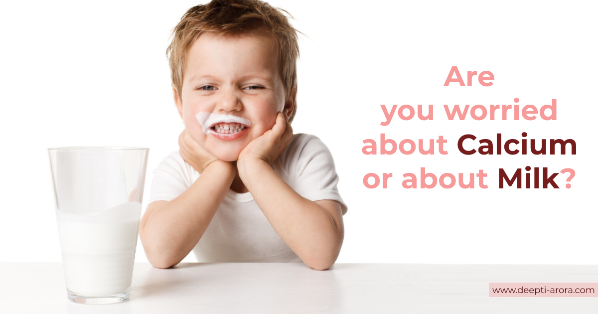 Calcium or Milk for kids?